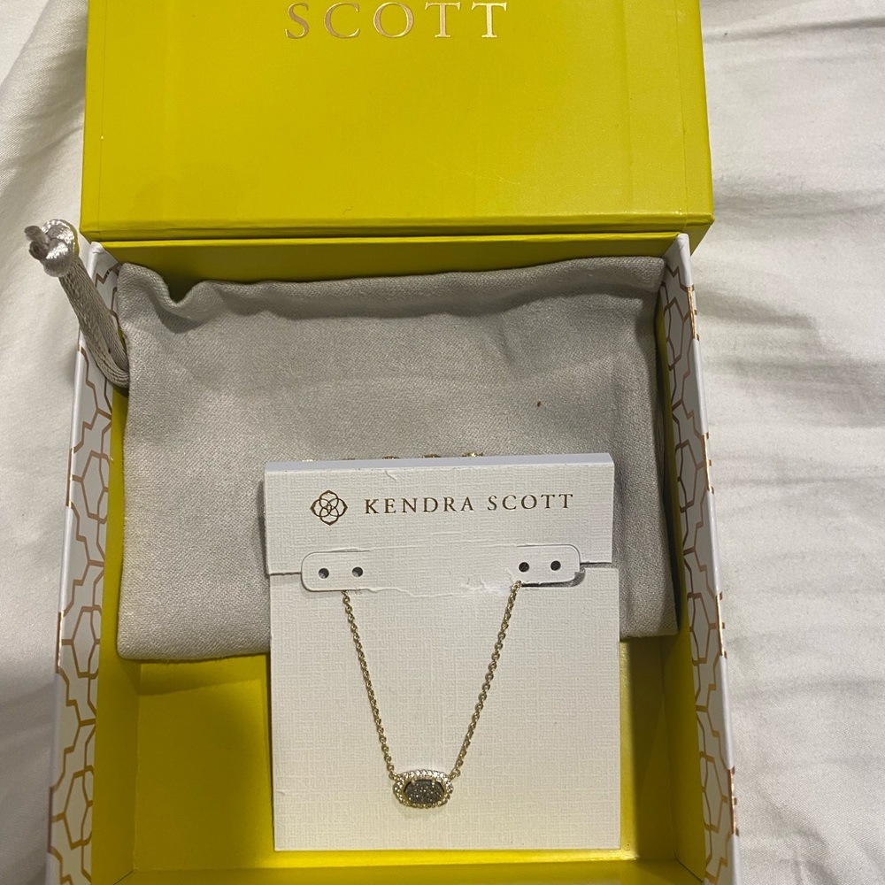 NWT Kendra Scott Druzy Necklace